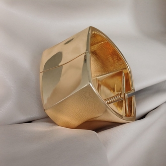 GOLD KARE KELEPÇE BİLEZİK
