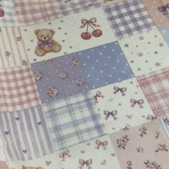 Ayıcık Patchwork Müslin