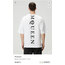 Alexander McQueen logo print T-shirt (beyaz)