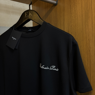 Balmain Paris Logo T-shirt ( İthal-Ütü İstemez-NFC Aktif) 