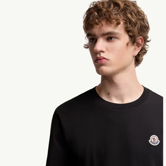Moncler Logo T-shirt ( İthal-Ütü İstemez-NFC Aktif) - Siyah