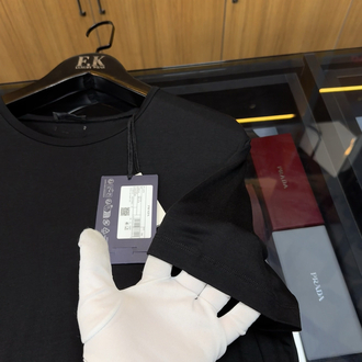 Prada Cashmere T-shirt ( İthal - Ütü İstemez - NFC Aktif ! ) - Siyah
