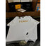 Fendi teen logo embroidery cotton T-shirt (beyaz)