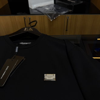 Dolce & Gabbana Logo Plaque T-shirt ( İthal-Ütü İstemez-NFC Aktif)