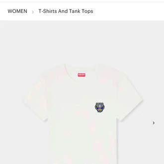 Kenzo Tiger Logo T-shirt ( İthal-Ütü İstemez-NFC Aktif)