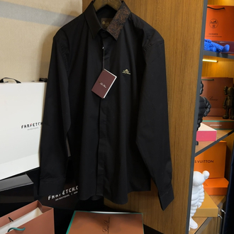 Loro Piana Poplin Gizli Düğme Gömlek