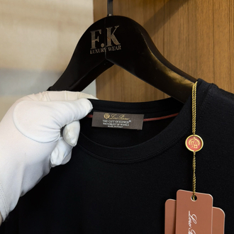 Loro Piana The Gift Of Kings T-shirt ( İthal - Ütü İstemez - NFC Aktif ! ) - Siyah