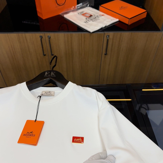 Hermes Metal Logo T-shirt ( İthal-Ütü İstemez-NFC Aktif)