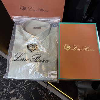 Loro Piana Keten Gömlek (Çağla Yeşil)