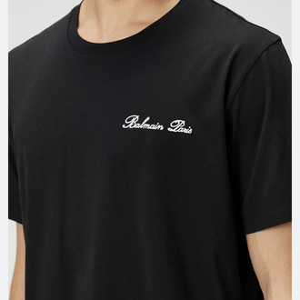 Balmain Paris Logo T-shirt ( İthal-Ütü İstemez-NFC Aktif) 