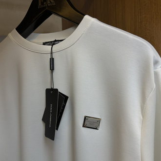 Dolce & Gabbana Logo Plaque T-shirt ( İthal-Ütü İstemez-NFC Aktif)