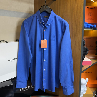 Loro Piana Keten Gömlek (Saks Mavi)