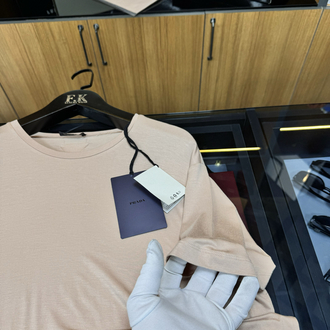  Prada Cashmere T-shirt ( İthal - Ütü İstemez - NFC Aktif ! ) - Bej
