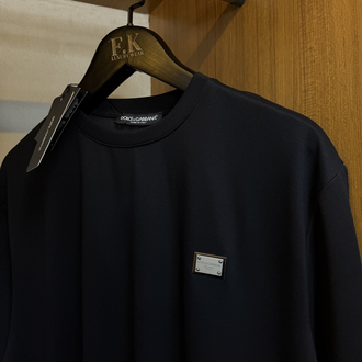 Dolce & Gabbana Logo Plaque T-shirt ( İthal-Ütü İstemez-NFC Aktif)