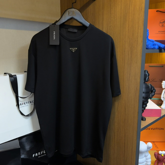 Prada Logo T-shirt ( İthal-Ütü İstemez-NFC Aktif)