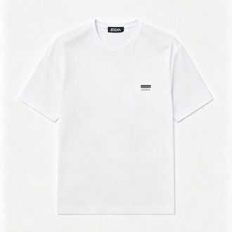 Zegna Logo T-shirt ( İthal-Ütü İstemez-NFC Aktif)