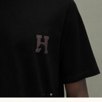Hermes H’Cheval Logo Embroidery Cotton T-shirt (NFC Aktif)