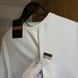 Zegna Logo T-shirt ( İthal-Ütü İstemez-NFC Aktif)