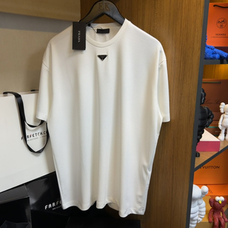 Prada Logo T-shirt ( İthal-Ütü İstemez-NFC Aktif)