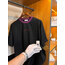 Lanvin logo Embroidered T-shirt (black)