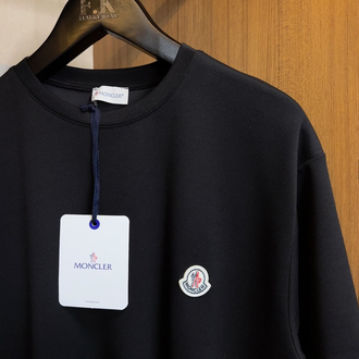Moncler Logo T-shirt ( İthal-Ütü İstemez-NFC Aktif) - Siyah