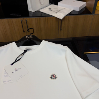Moncler Logo T-shirt ( İthal-Ütü İstemez-NFC Aktif) - Beyaz
