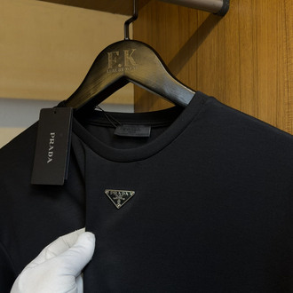 Prada Logo T-shirt ( İthal-Ütü İstemez-NFC Aktif)