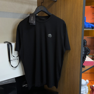 Prada Logo T-shirt ( İthal-Ütü İstemez-NFC Aktif)