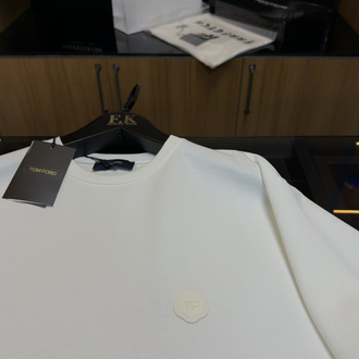 Tom Ford Deri Logo T-shirt ( İthal-Ütü İstemez-NFC Aktif)