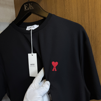 Ami Paris Logo T-shirt ( İthal-Ütü İstemez-NFC Aktif) 