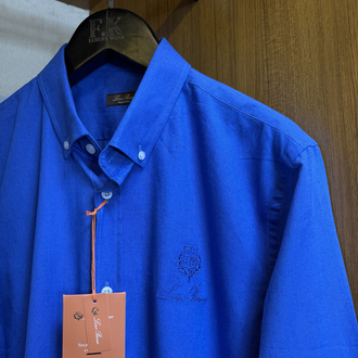 Loro Piana Keten Gömlek (Saks Mavi)