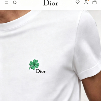 Dior Logo T-shirt ( İthal-Ütü İstemez-NFC Aktif)