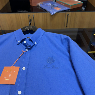 Loro Piana Keten Gömlek (Saks Mavi)