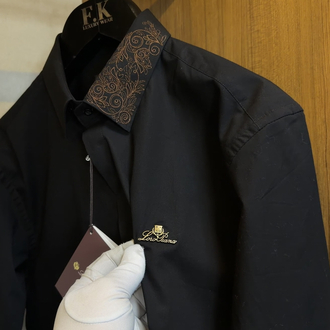 Loro Piana Poplin Gizli Düğme Gömlek