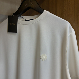 Tom Ford Deri Logo T-shirt ( İthal-Ütü İstemez-NFC Aktif)