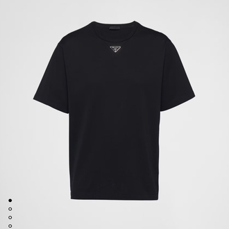 Prada Logo T-shirt ( İthal-Ütü İstemez-NFC Aktif)