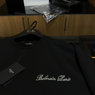 Balmain Paris Logo T-shirt ( İthal-Ütü İstemez-NFC Aktif) 
