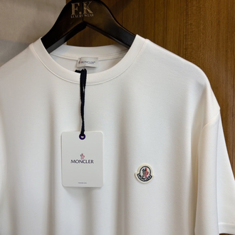 Moncler Logo T-shirt ( İthal-Ütü İstemez-NFC Aktif) - Beyaz
