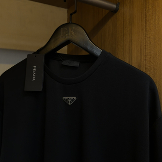 Prada Logo T-shirt ( İthal-Ütü İstemez-NFC Aktif)