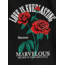 Love is everlasting (gül ) baskılı oversize tshirt