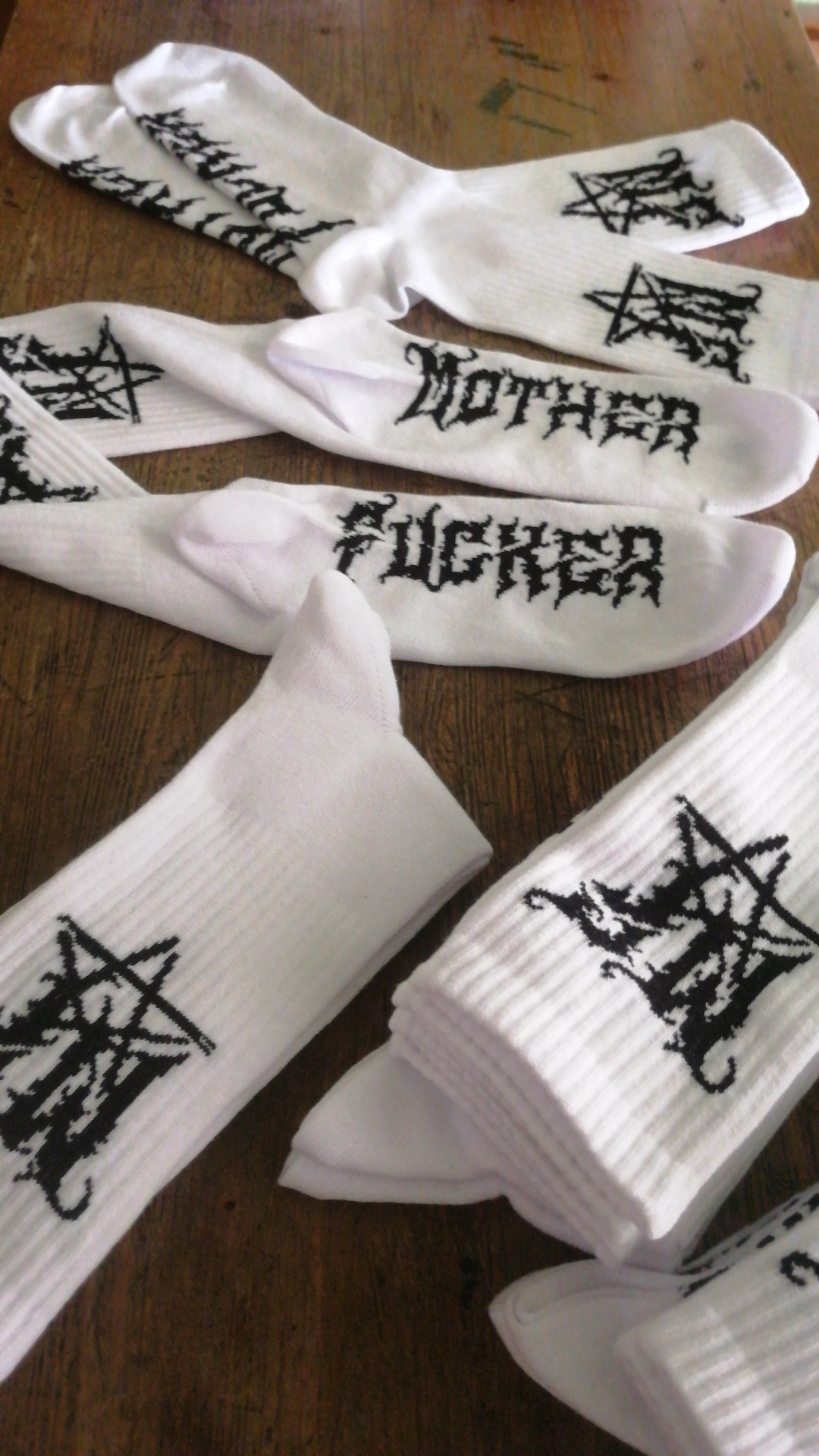 Mother Fucker Crew Socks