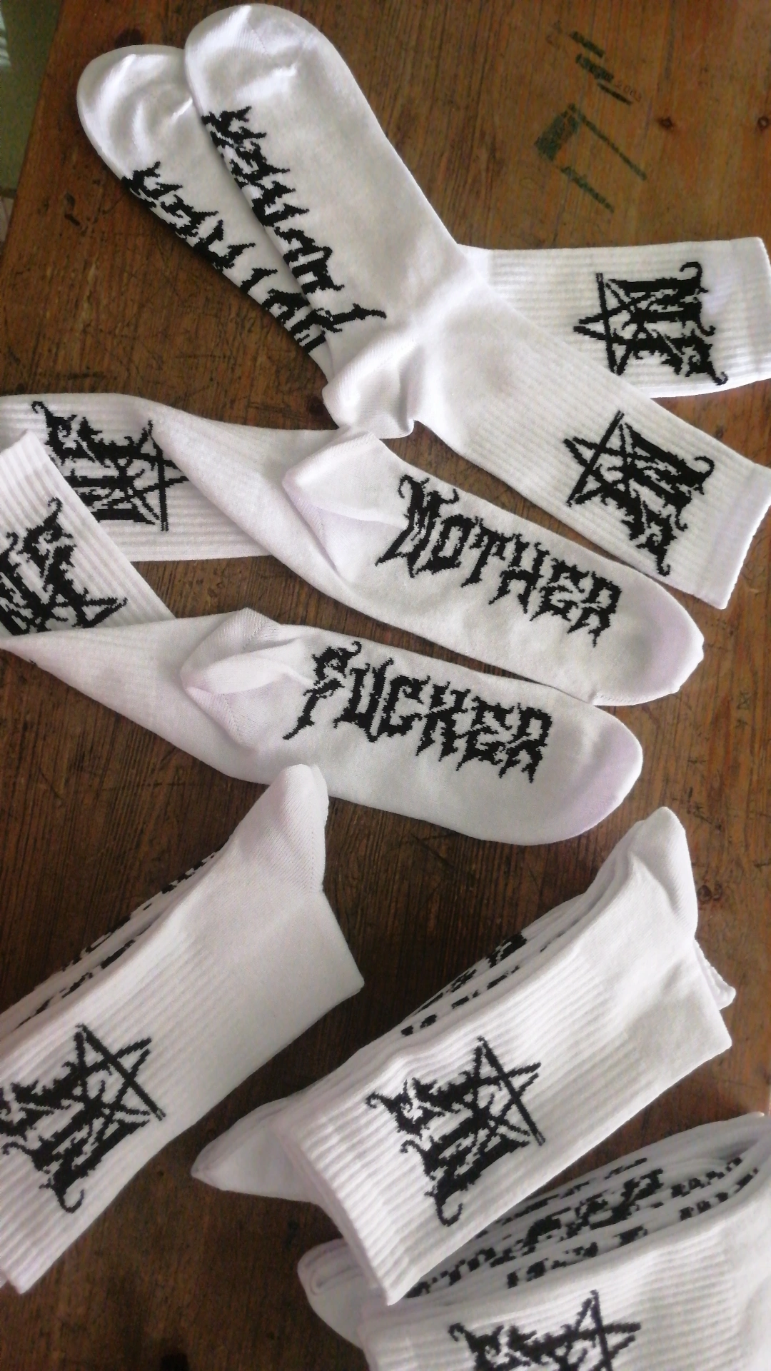 Mother Fucker Crew Socks