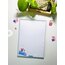 mavi mektup spiralli defter 