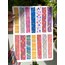 renkli washi tape bant stickeri