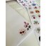 yarı şeffaf summer girl sticker