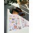 2’li vintage sticker mat no:14