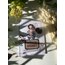 Vintage music girl notebook spiralli defter