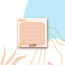 minimal pembe memopad