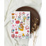 Sevgili temalı mat sticker seti no:6