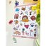 Kawai parlak sticker seti